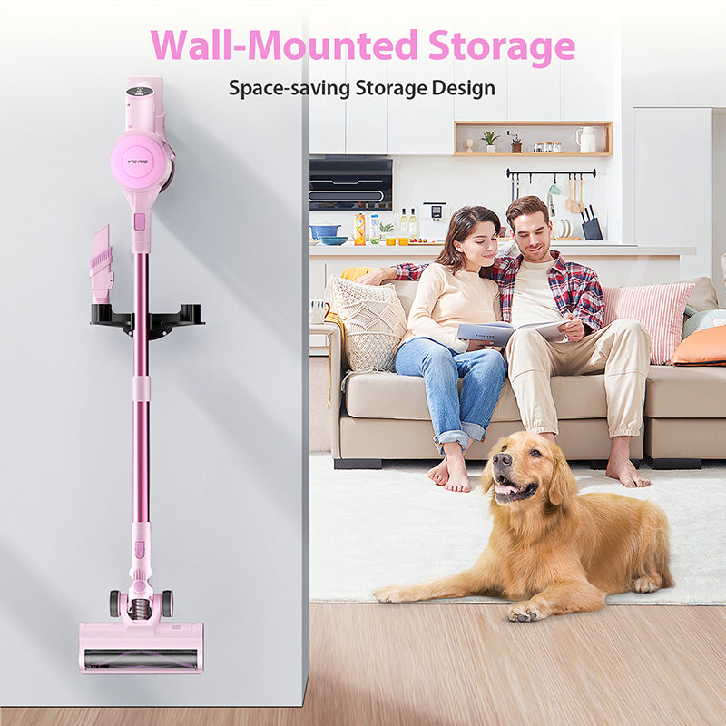 YTE PRO Cordless Vacuum Cleaner, 25000pa 180W Lightweight Vacuum with HEPA Filter