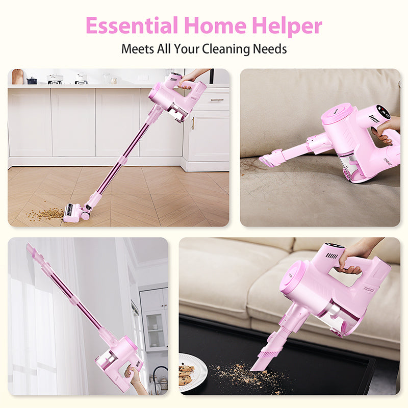 YTE PRO Cordless Vacuum Cleaner, 25000pa 180W Lightweight Vacuum with HEPA Filter