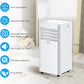 YTE 12000 BTU Portable Air Conditioners Cool Up to 550 Sq.Ft,3-in-1 AC Unit with Remote Control/LED Display/Installation Kits & Screwdriver/24Hrs Timer for Home/Office,White, A016BS