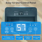 34Pint Dehumidifier for 2500Sq.Ft, Compressor Dehumidifiers for Home, Front LED Digital Humidity Display&Quiet Dehumidifier for Basement, Bedroom, Bathroom, with 6.56FT Drain Hose